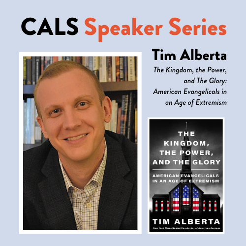 Image for event: CALS Speaker Series presents Tim Alberta