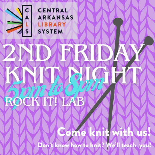 2nd friday knit night 5pm to 8pm rock it! Lab